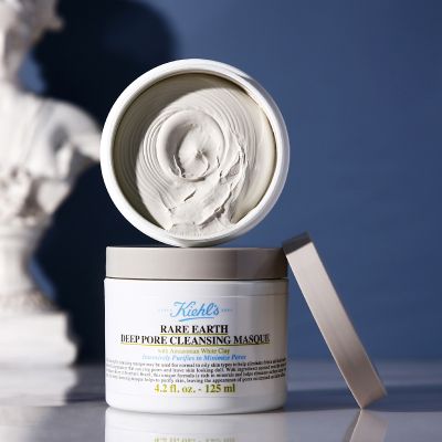 Kiehl's科颜氏白泥清洁面膜125ml 涂抹泥膜去黑头粉刺收缩毛孔