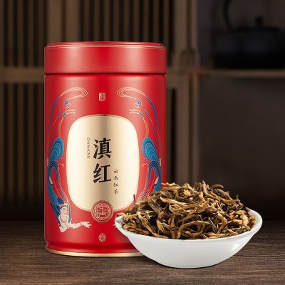 五虎云南滇红茶叶特级养胃红茶叶凤庆古树茶浓蜜香春茶密封罐装